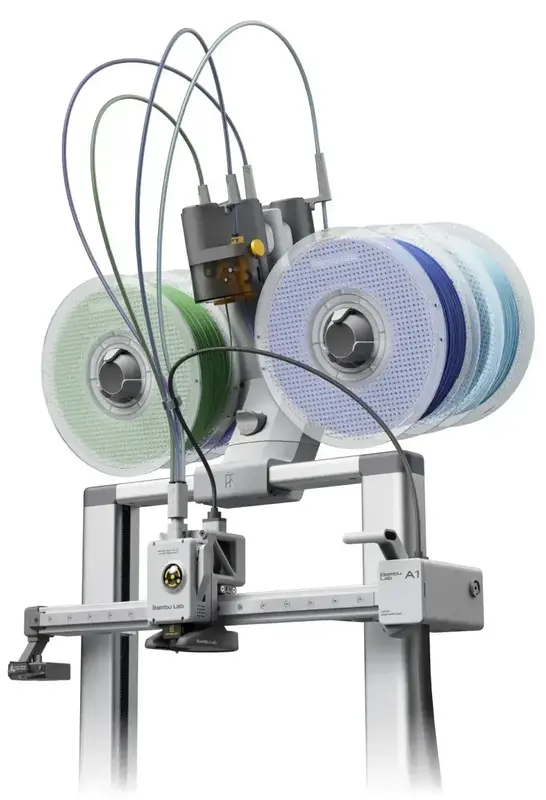 3D принтер Bambu Lab A1 mini Combo AMS Lite - фото - №1