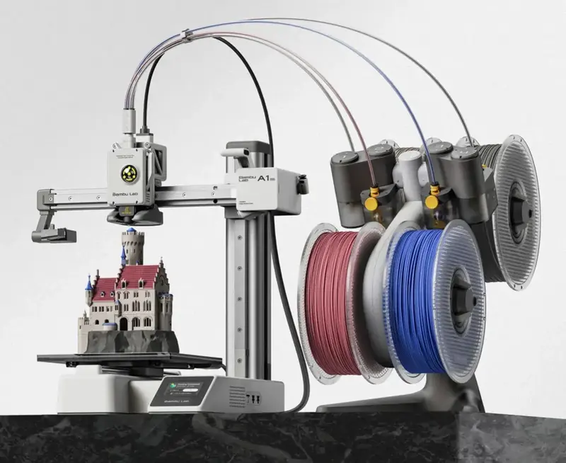 3D принтер Bambu Lab A1 mini Combo AMS Lite - фото - №7