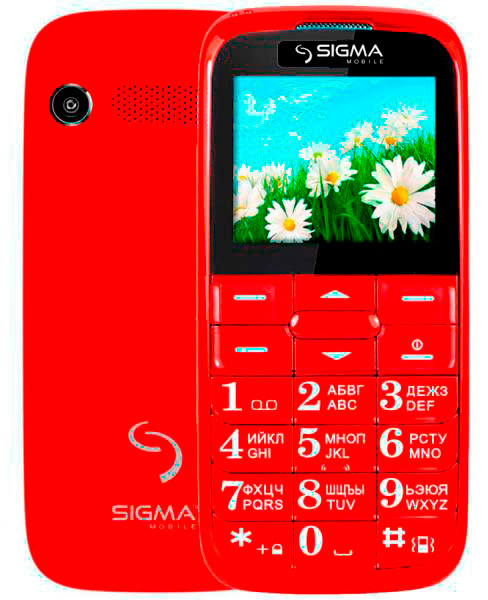 Sigma Comfort 50 Slim Dual Sim (Red) фото