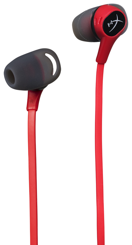 Гарнитура игровая HyperX Cloud Earbuds (Black/Red) HX-HSCEB-RD фото
