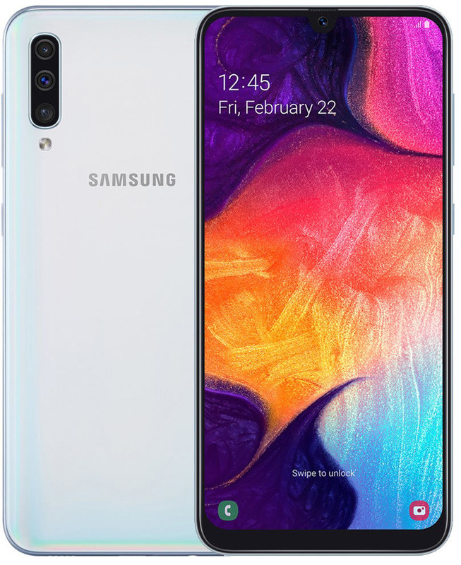 Samsung Galaxy A50 2019 A505F 4/64Gb White (SM-A505FZWUSEK) - фото - №0