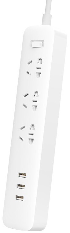 Удлинитель Mi Power Strip (3 розетки + 3 USB) 27W Fast Charge NRB4049CN фото