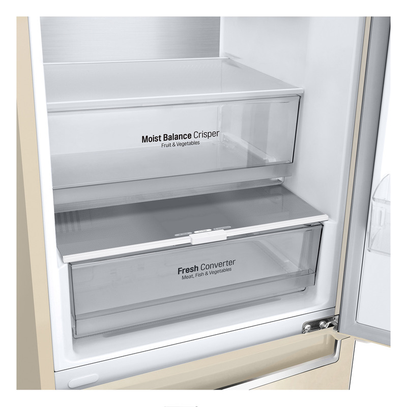 Двокамерний холодильник LG GW-B509SENM фото