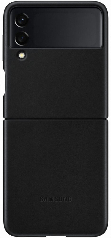 Чохол для Samsung Flip3 Leather Cover (Black) EF-VF711LBEGRU фото