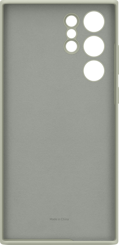 Чохол для Samsung s22 Ultra Silicone Cover (Olive Green) фото