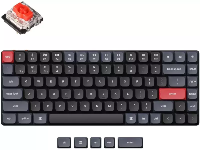Бездротова клавіатура Keychron K3 PRO 84Key, Gateron Red Low Profile фото
