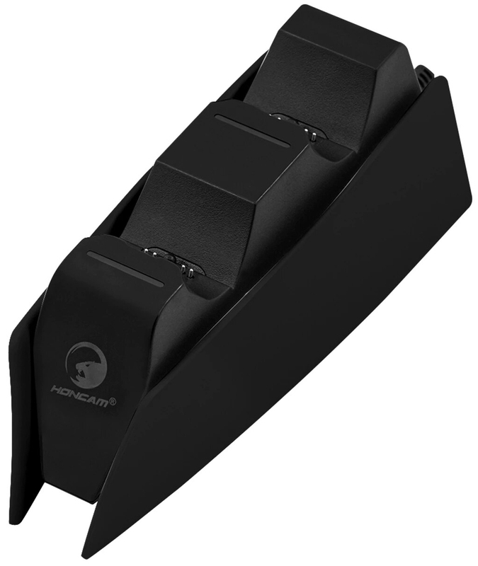 Зарядная станция Honcam для геймпада DualSense for Sony PS5 (Midnight Black) фото