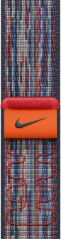 Ремешок для часов Apple Watch 42/41/40mm Blue/Red Nike Sport Loop фото