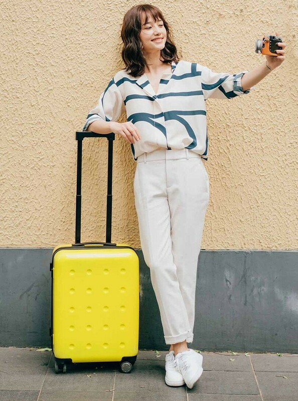 Валіза Xiaomi Ninetygo Polka dots Luggage Youth Edition 20" (Yellow) 6972125145017 фото