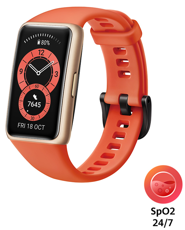 Смарт-часы Huawei Watch Band 6 (Amber Sunrise) 55026630 фото