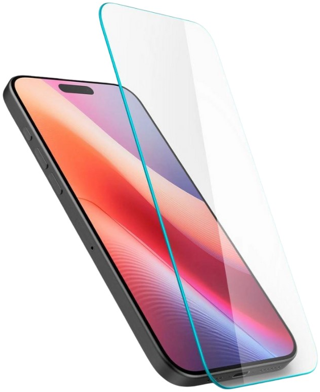 Скло для iPhone 16/15 Spigen Glas tR SLIM HD (AGL06910) - фото - №2