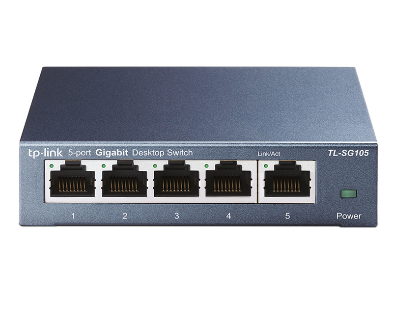 Коммутатор TP-Link TL-SG105 сетевой 5-портовый гигабитный фото