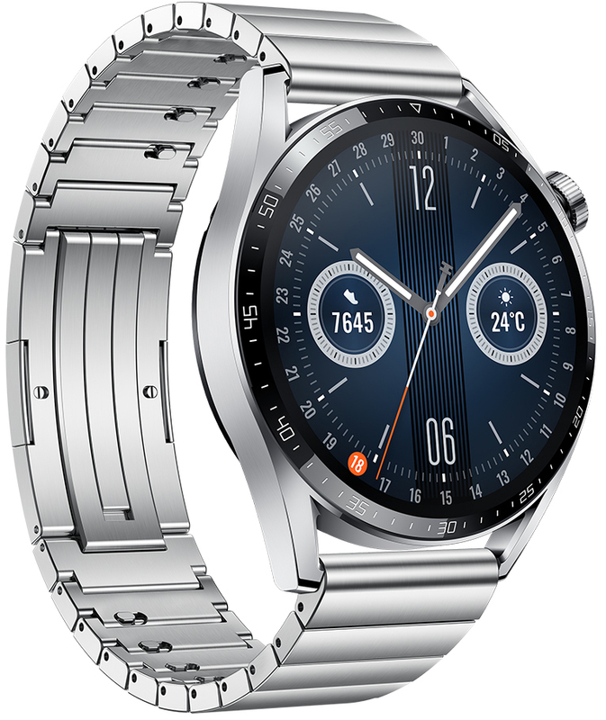 Смарт-часы Huawei Watch GT3 46 mm (Stainless Steel) фото
