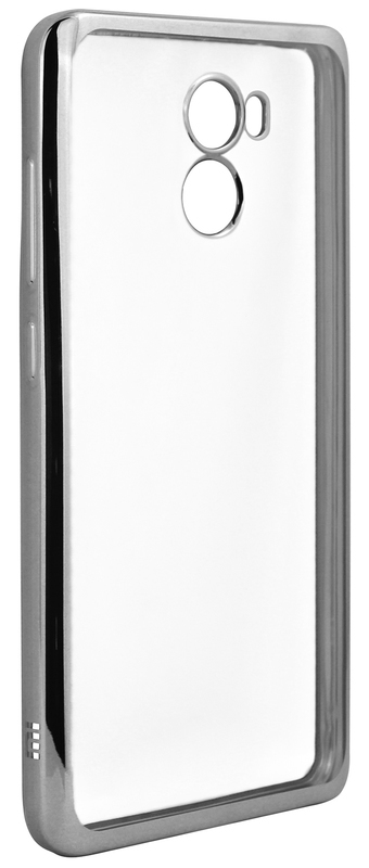 Чохол-накладка Gio Transparent Electroplating Cover для Xiaomi Redmi 4 (срібло) фото
