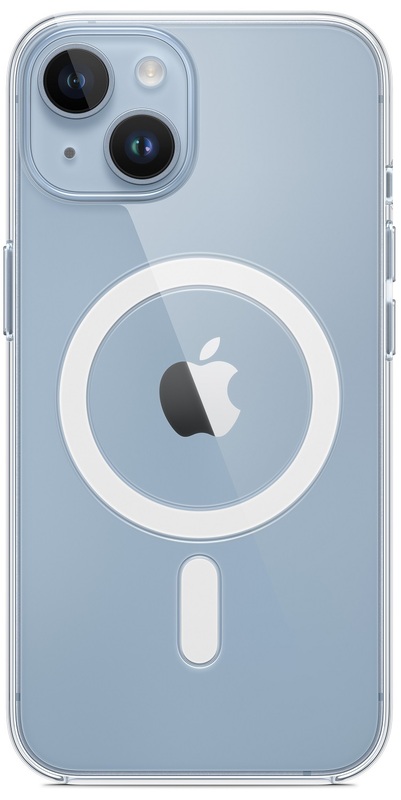 Чехол Apple Clear Case with MagSafe MPU13ZE/A для iPhone 14 фото