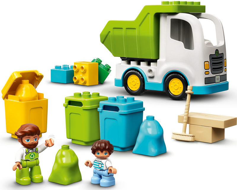Конструктор LEGO DUPLO Сміттєвоз і контейнери для роздільного збору сміття 10945 фото
