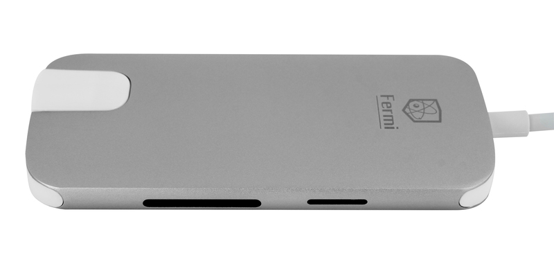 HUB Fermi Aluminium USB-C (Silver) GN30H фото