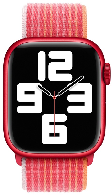Ремінець для годинника Apple Watch 41 mm (PRODUCT Red) Sport Loop MPL83ZM/A фото