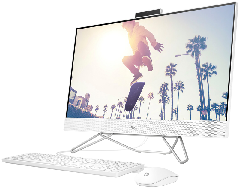 Моноблок HP All-in-One 27-cb1017ua Starry White (6C940EA) - фото - №1