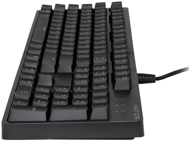 Ігрова клавіатура HATOR Rockfall EVO Kailh Optical ENG/UKR HTK-610 (Black) фото