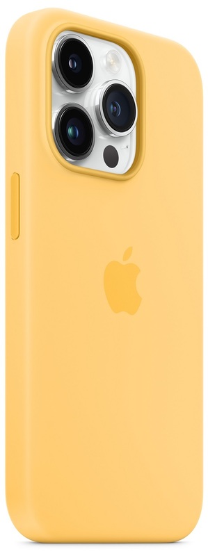 Чохол Apple Silicone Case with MagSafe (Sunglow) MPTM3ZE/A для iPhone 14 Pro фото