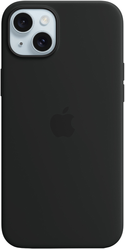 Чохол для iPhone 15 Silicone Case with MagSafe Black (MT0J3ZM/A) - фото - №0