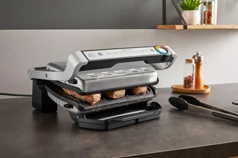 УЦІНКА Гриль TEFAL OptiGrill+ GC717D10 - фото - №5