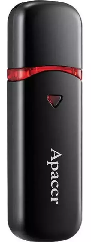 USB-Flash Apacer 64GB USB 2.0 AH333 Чорний - фото - №1