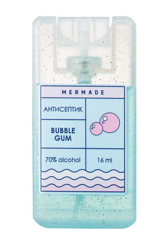 Антисептик-спрей для рук Mermade - Bubble Gum 16 ml MRA0013S фото