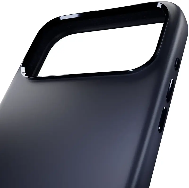 Чехол Puro Liquid Silicone Cover ICON MAG PRO with Magsafe for iPhone 17 Pro Max Dark Blue (PUIPC17P69ICONMPDKBL) - фото - №3