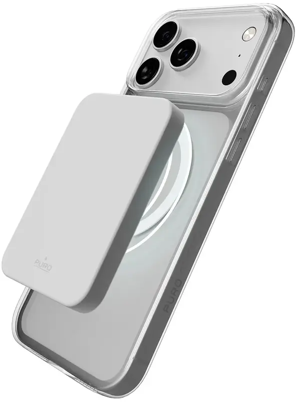 Чохол Puro Cover in TPU+PC "LITE MAG" with Magsafe for iPhone 17 Pro Transparent (PUIPC17P63LITEMAGTR) - фото - №6
