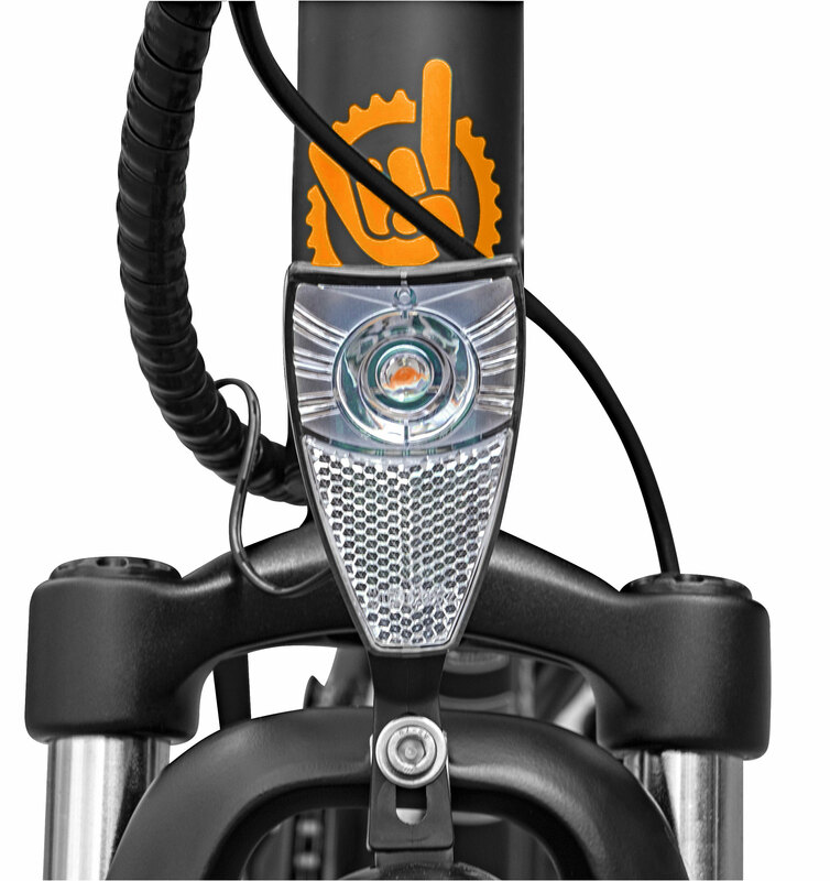 Електровелосипед Like.Bike Flash (gray / orange) фото