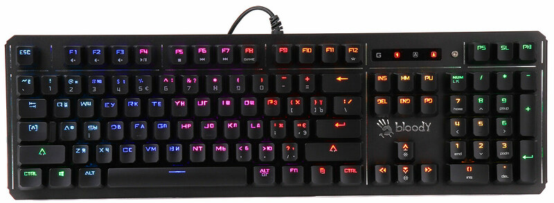 Игровая клавиатура Bloody A4 Tech B975 RGB (Black) фото