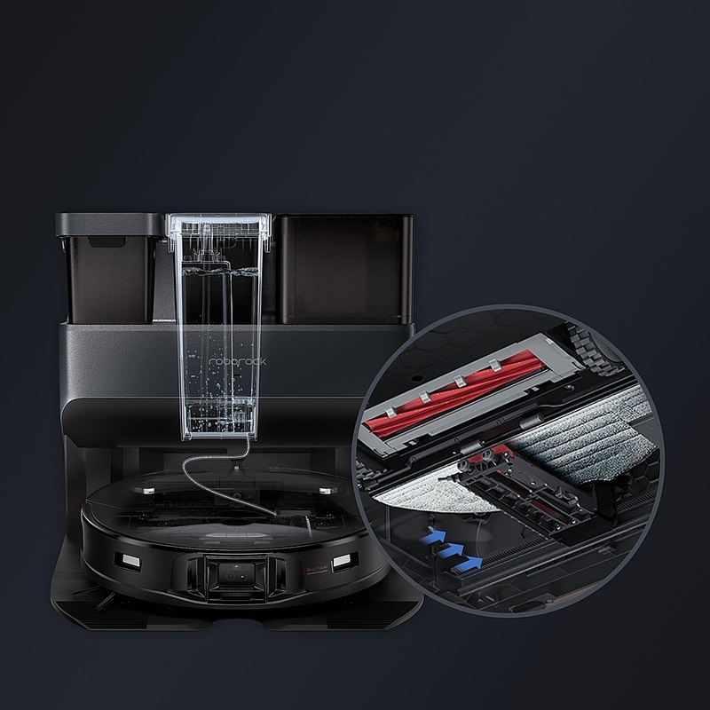 Робот-пылесос Roborock Vacuum Cleaner S7 MaxV Ultra (Black) S7MU52-00 фото