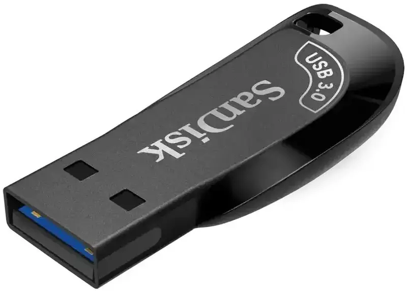 USB-Flash SanDisk 64GB USB 3.0 Type-A Ultra Shift Чорний - фото - №4