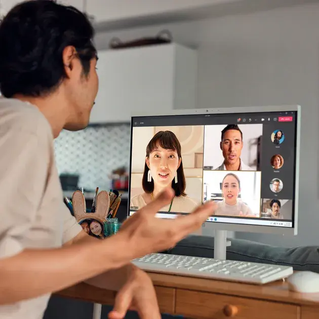 Моноблок HP All-in-One 22-dg0002ua White (C31F4EA) - фото - №8