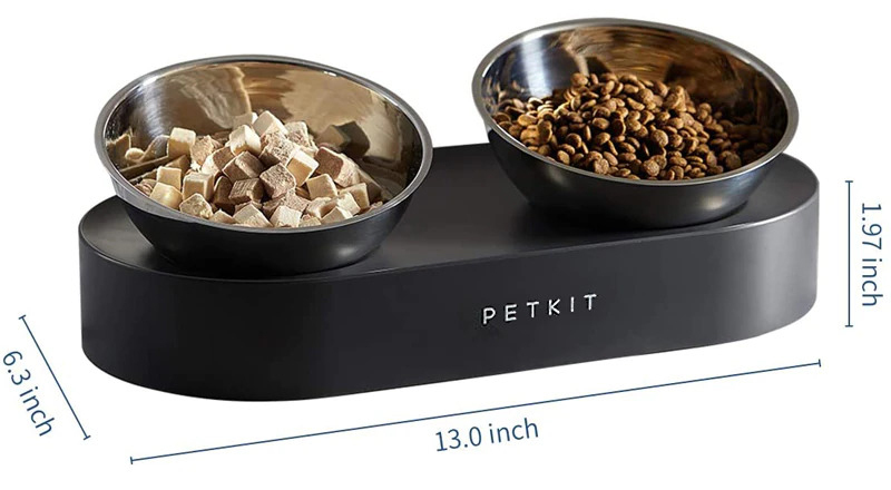 Кормушка PETKIT FRESH NANO-METAL Pet/Cat TWO Bowl Stand фото