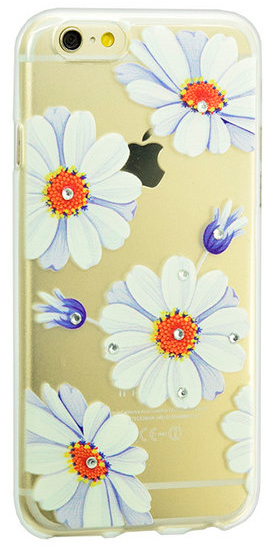 Чохол Lucent Diamond iPhone 5 / 5S / SE Daisy Blue - фото - №0