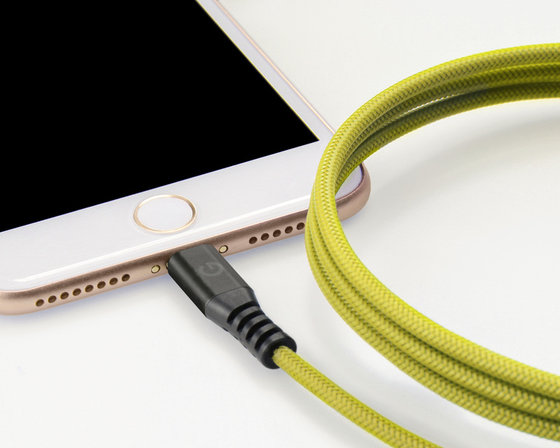 Kабель Energea AluTouch 1.5m MFI USB to Lightning (Yellow) фото