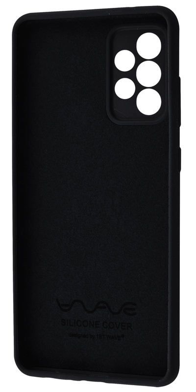 Чехол WAVE Full Silicone Cover (Black) для Samsung Galaxy A72 фото