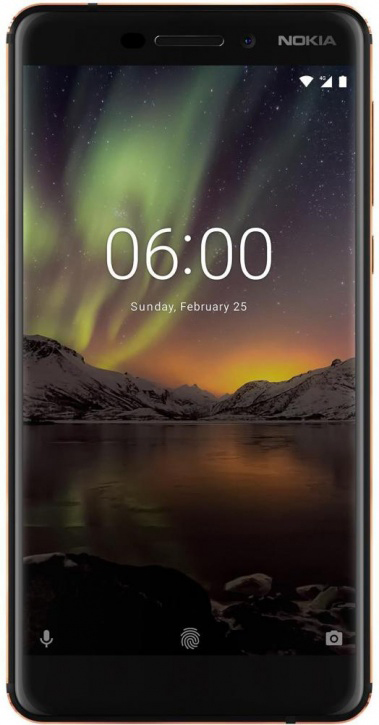 Nokia 6 Dual SIM 2018 3/32GB Black (11PL2B01A11) - фото - №1