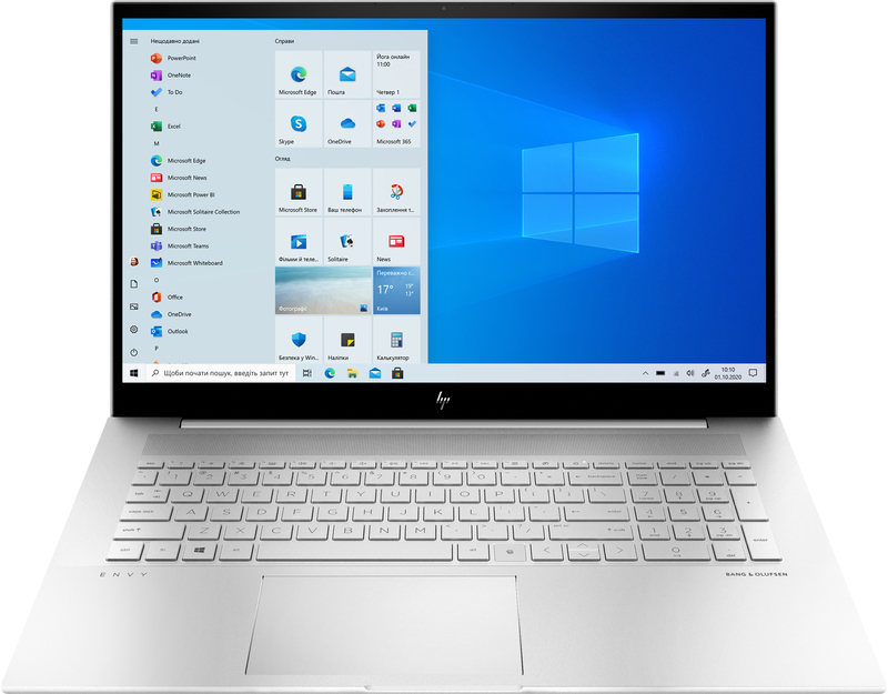 Ноутбук HP Envy 17-ch0003ua Silver (422N7EA) - фото - №0