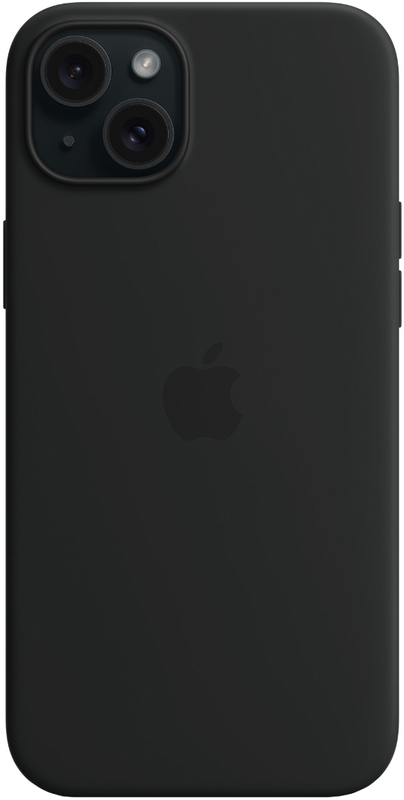 Чохол для iPhone 15 Silicone Case with MagSafe Black (MT0J3ZM/A) - фото - №4