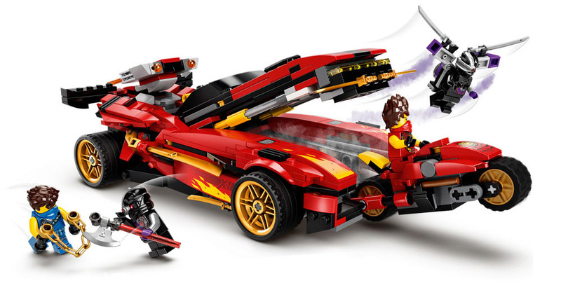 Конструктор LEGO Ninjago Ніндзя-перехоплювач Х-1 71737 фото