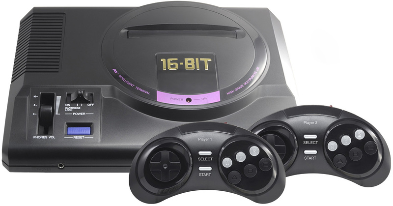 Ігрова консоль Retro Genesis 16 bit HD Ultra (225 ігор, 2 бездротових джойстика, HDMI кабель) фото