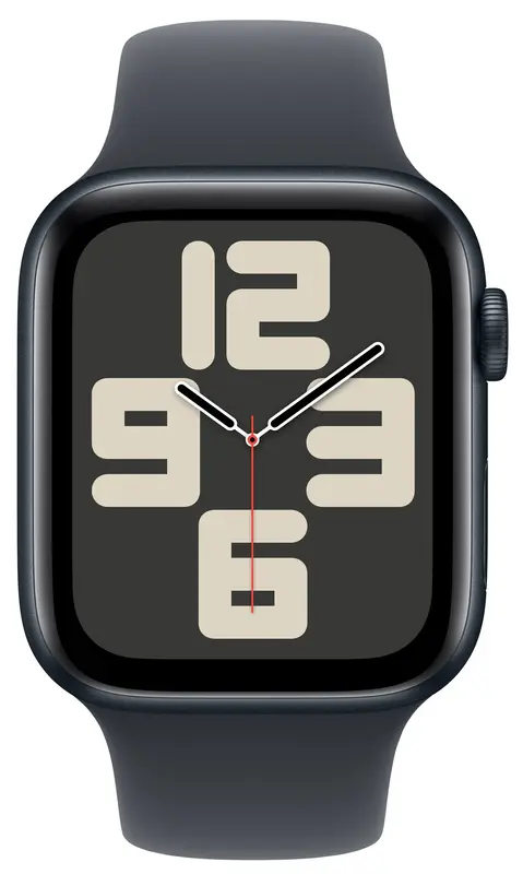 Apple Watch SE GPS + Cellular 40mm Midnight Aluminium Case with Midnight Sport Band - M/L - фото - №1