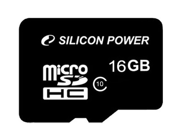 Карта пам'яті Silicon Power MicroSD 16Gb (Class 10) SP016GBSTH010V10 фото