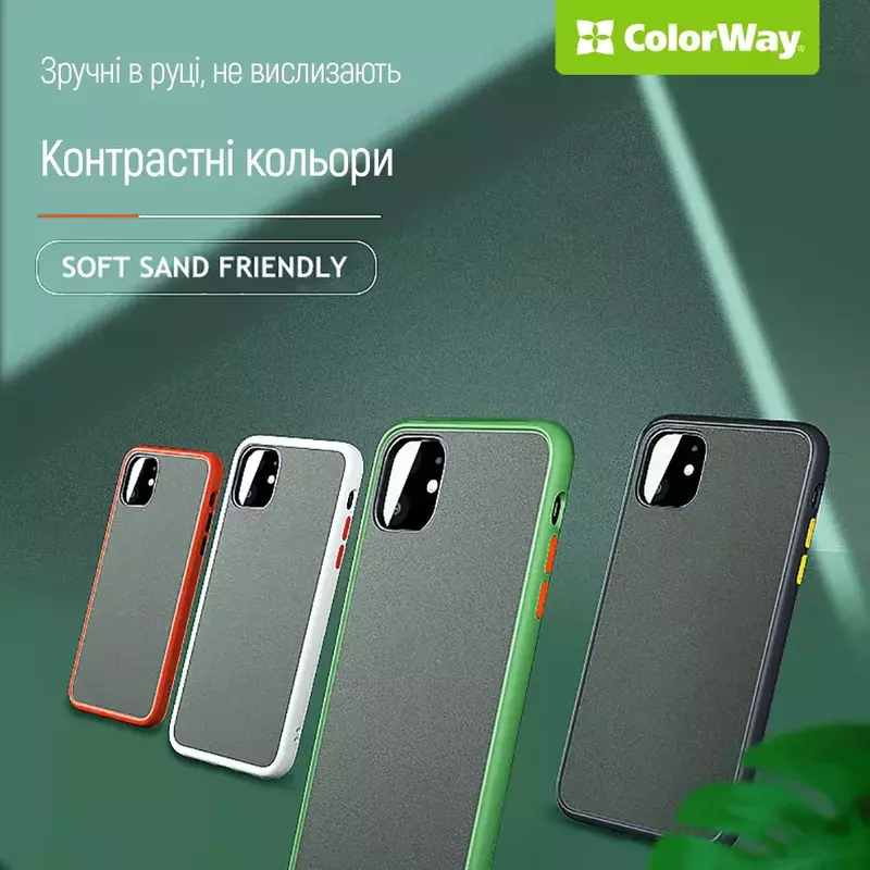 Чохол для Samsung A35 ColorWay Smart Matte Black (CW-CSMSGA356-BK) фото