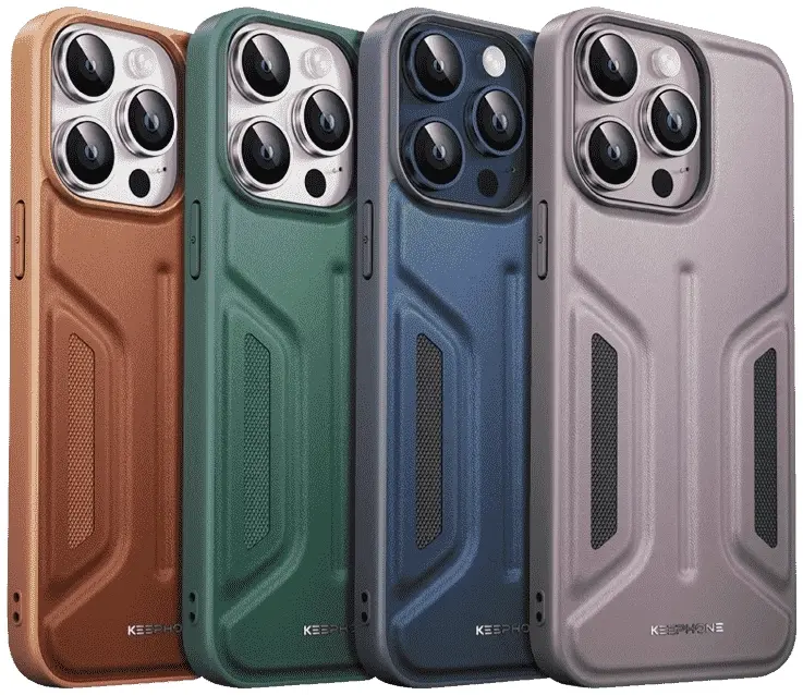 Чехол Keephone Tosterol Series for 15 Pro Green (MC-0074ip15pgrn) - фото - №3