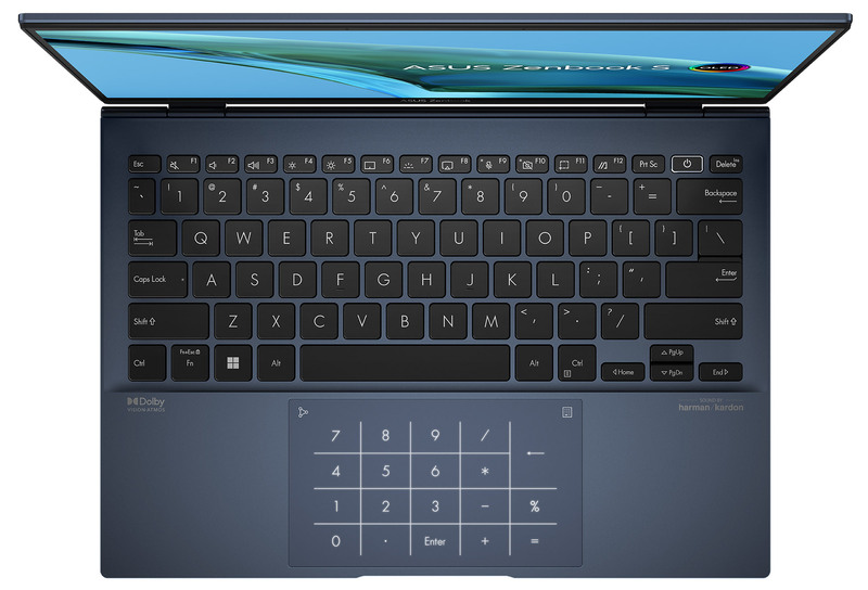 Ноутбук Asus Zenbook S 13 OLED UM5302TA-LX566W Ponder Blue (90NB0WA1-M00TU0) фото
